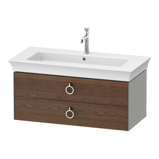 Duravit Meuble sous-lavabo White Tulip 98,4x45,8 cm, US N avec plan, 2 tiroirs, blanc