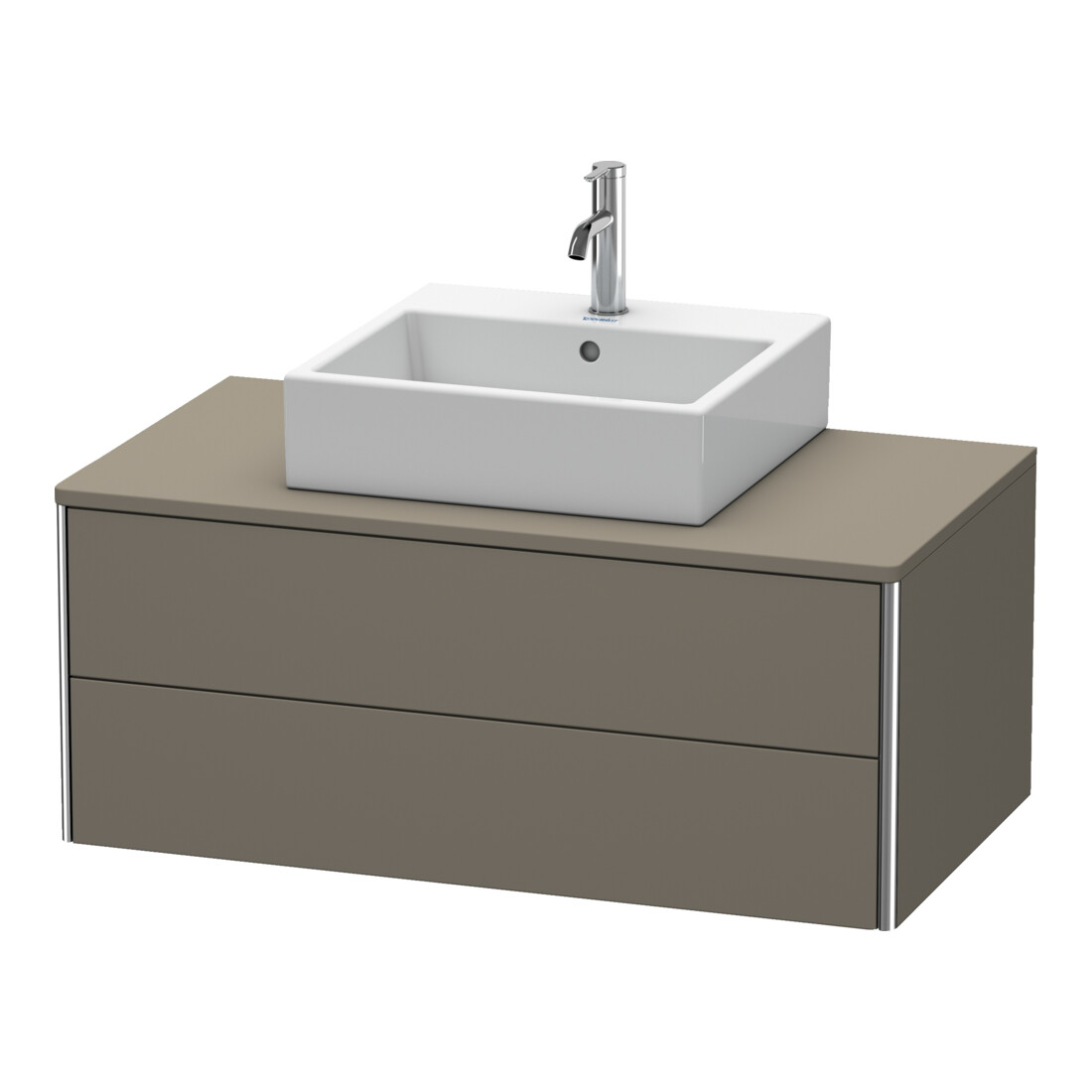 Duravit Meuble sous lavabo XSquare 100x54,8 cm, 2 tiroirs, suspendu