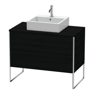 Duravit Meuble sous-lavabo XSquare 100x54,8 cm, blanc mat, 2 tiroirs, posé