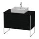 Duravit Meuble sous-lavabo XSquare 100x54,8 cm, blanc mat, 2 tiroirs, posé-1