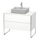 Duravit Meuble sous lavabo XSquare 100x54,8 cm, blanc mat, 2 tiroirs, suspendu-1