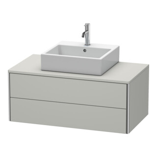 Duravit Meuble sous-lavabo XSquare 100x54,8 cm, blanc mat, 2 tiroirs, suspendu
