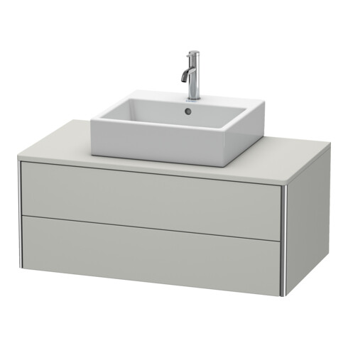 Duravit Meuble sous-lavabo XSquare 100x54,8 cm, blanc mat, 2 tiroirs, suspendu