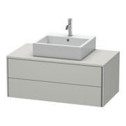 Duravit Meuble sous-lavabo XSquare 100x54,8 cm, blanc mat, 2 tiroirs, suspendu