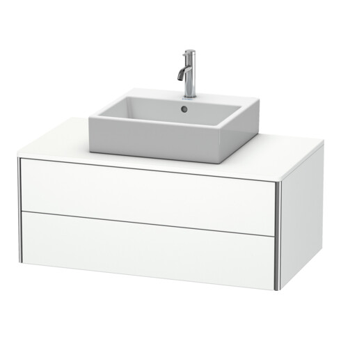 Duravit Meuble sous-lavabo XSquare 100x54,8 cm, blanc mat, 2 tiroirs, suspendu