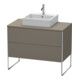 Duravit Meuble sous-lavabo XSquare 100x54,8 cm, f G m, f K, 2 tiroirs, deb.-1
