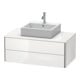 Duravit Meuble sous-lavabo XSquare 100x54,8 cm, gris mat, 2 tiroirs, wd-2