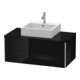 Duravit Meuble sous-lavabo XSquare 100x54,8 cm, gris s, 2 tiroirs, suspendu-1