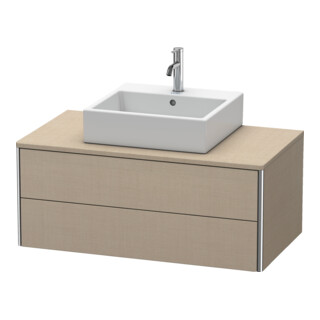 Duravit Meuble sous-lavabo XSquare 100x54,8 cm, sans poignée, 2 tiroirs, suspendu