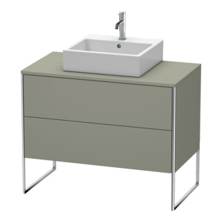 Duravit Meuble sous lavabo XSquare 100x54,8 cm, st-g m, f K, 2 tiroirs, deb.
