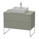 Duravit Meuble sous lavabo XSquare 100x54,8 cm, st-g m, f K, 2 tiroirs, deb.-1