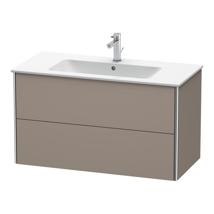 Duravit Meuble sous-lavabo XSquare 101x47,8 cm, bas, 2 tiroirs, suspendu