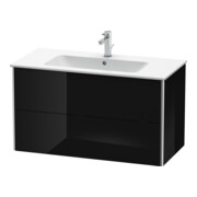 Duravit Meuble sous-lavabo XSquare 101x47,8 cm, blanc brillant, 2 tiroirs, suspendu-5