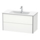 Duravit Meuble sous-lavabo XSquare 101x47,8 cm, blanc mat, 2 tiroirs, suspendu-2