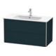 Duravit Meuble sous-lavabo XSquare 101x47,8 cm, blanc satin, 2 tiroirs, suspendu