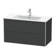Duravit Meuble sous-lavabo XSquare 101x47,8 cm, graph m, 2 tiroirs, suspendu-2