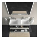 Duravit Meuble sous lavabo XSquare 118,4x46x39,7 cm, 4 tiroirs, suspendu, béton gris