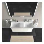 Duravit Meuble sous lavabo XSquare 118,4x46x39,7 cm, 4 tiroirs, suspendu, blanc brillant-5