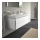 Duravit Meuble sous lavabo XSquare 118,4x46x39,7 cm, 4 tiroirs, suspendu, blanc mat