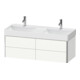 Duravit Meuble sous-lavabo XSquare 118,4x46x39,7 cm, 4 tiroirs, suspendu, blanc mat-2