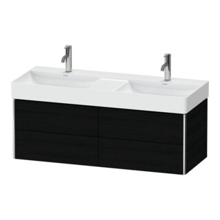 Duravit Meuble sous lavabo XSquare 118,4x46x39,7 cm, 4 tiroirs, suspendu, blanc œuf