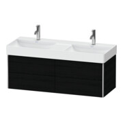 Duravit Meuble sous lavabo XSquare 118,4x46x39,7 cm, 4 tiroirs, suspendu, blanc œuf