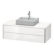 Duravit Meuble sous-lavabo XSquare 120x54,8 cm, blanc brillant, 2 tiroirs, suspendu-1