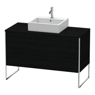 Duravit Meuble sous-lavabo XSquare 120x54,8 cm, blanc mat, 2 tiroirs, posé