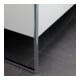 Duravit Meuble sous-lavabo XSquare 120x54,8 cm, blanc mat, 2 tiroirs, posé