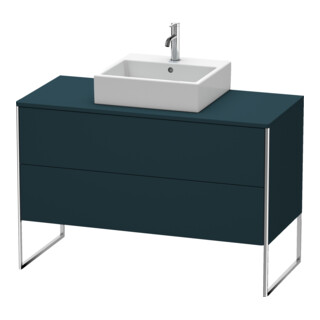 Duravit Meuble sous lavabo XSquare 120x54,8 cm, blanc mat, 2 tiroirs, suspendu