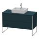 Duravit Meuble sous lavabo XSquare 120x54,8 cm, blanc mat, 2 tiroirs, suspendu-1