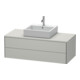 Duravit Meuble sous-lavabo XSquare 120x54,8 cm, blanc mat, 2 tiroirs, suspendu-1
