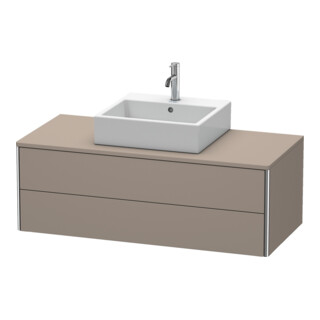 Duravit Meuble sous-lavabo XSquare 120x54,8 cm, blanc mat, 2 tiroirs, suspendu