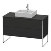 Duravit Meuble sous-lavabo XSquare 120x54,8 cm, gris mat, f K, 2 AZ, deb.