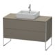 Duravit Meuble sous-lavabo XSquare 120x54,8 cm, pour G m, pour K, 2 tiroirs, debout-1