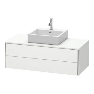 Duravit Meuble sous-lavabo XSquare 120x54,8 cm, sans trou, 2 tiroirs, suspendu