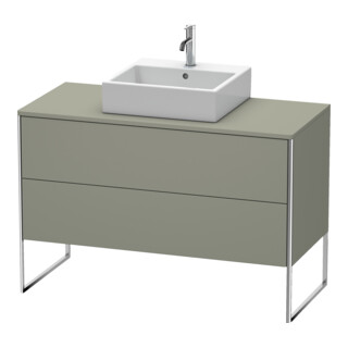 Duravit Meuble sous-lavabo XSquare 120x54,8 cm, st-g m, f K, 2 tiroirs, deb.