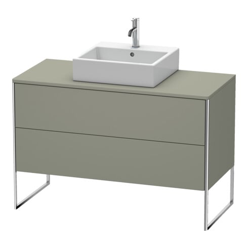 Duravit Meuble sous-lavabo XSquare 120x54,8 cm, st-g m, f K, 2 tiroirs, deb.