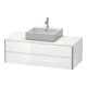 Duravit Meuble sous lavabo XSquare 120x54,8cm, H, pour console, 2 tiroirs, suspendu