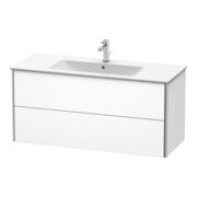 Duravit Meuble sous lavabo XSquare 121x47,8 cm, blanc mat, 2 tiroirs, suspendu-2