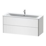 Duravit Meuble sous lavabo XSquare 121x47,8 cm, blanc mat, 2 tiroirs, suspendu-4
