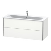 Duravit Meuble sous lavabo XSquare 121x47,8 cm, blanc mat, 2 tiroirs, suspendu-2