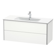 Duravit Meuble sous lavabo XSquare 121x47,8 cm, blanc mat, 2 tiroirs, suspendu-4