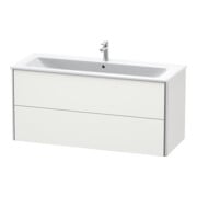Duravit Meuble sous lavabo XSquare 121x47,8 cm, blanc mat, 2 tiroirs, suspendu-2