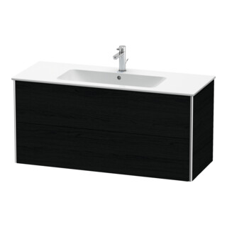 Duravit Meuble sous-lavabo XSquare 121x47,8 cm, blanc œuf, 2 tiroirs, suspendu