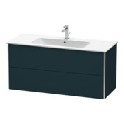 Duravit Meuble sous lavabo XSquare 121x47,8 cm, blanc satiné, 2 tiroirs, suspendu-4