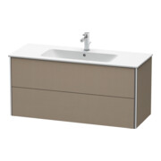Duravit Meuble sous-lavabo XSquare 121x47,8 cm, lei, 2 tiroirs, suspendu-4