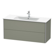 Duravit Meuble sous-lavabo XSquare 121x47,8 cm, st-g m, 2 tiroirs, suspendu-2