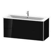 Duravit Meuble sous-lavabo XSquare 121x47,8cm, blanc brillant, 2 tiroirs, suspendu-2