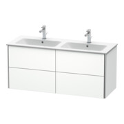 Duravit Meuble sous-lavabo XSquare 128x47,8x56 cm, 4 tiroirs, suspendu, blanc mat-2